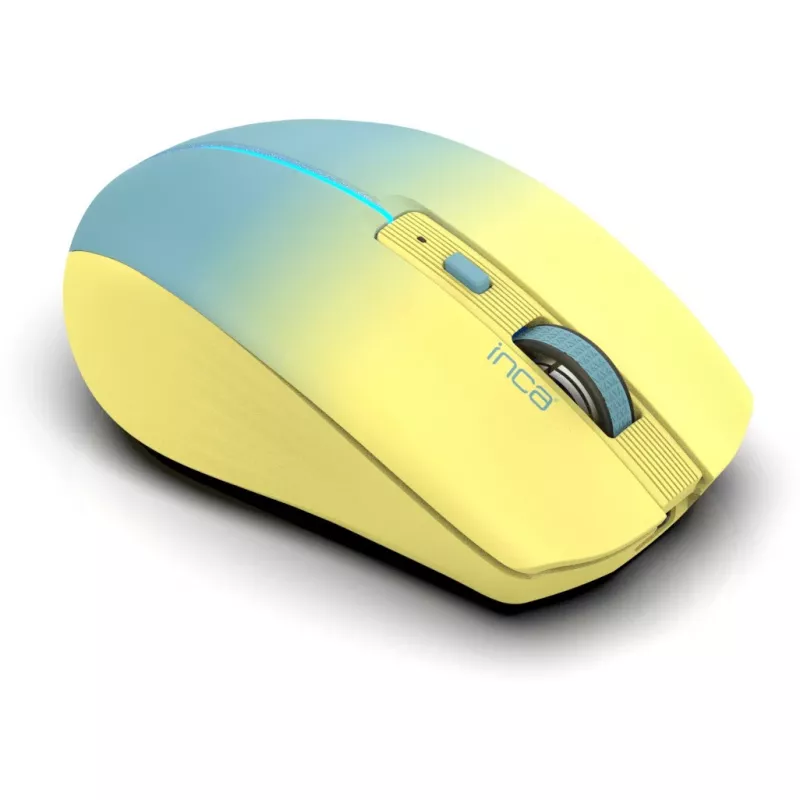Cian Technology GmbH INCA Maus IWM-511RS Blt+Wrls RGB Grundfarbe Gelb