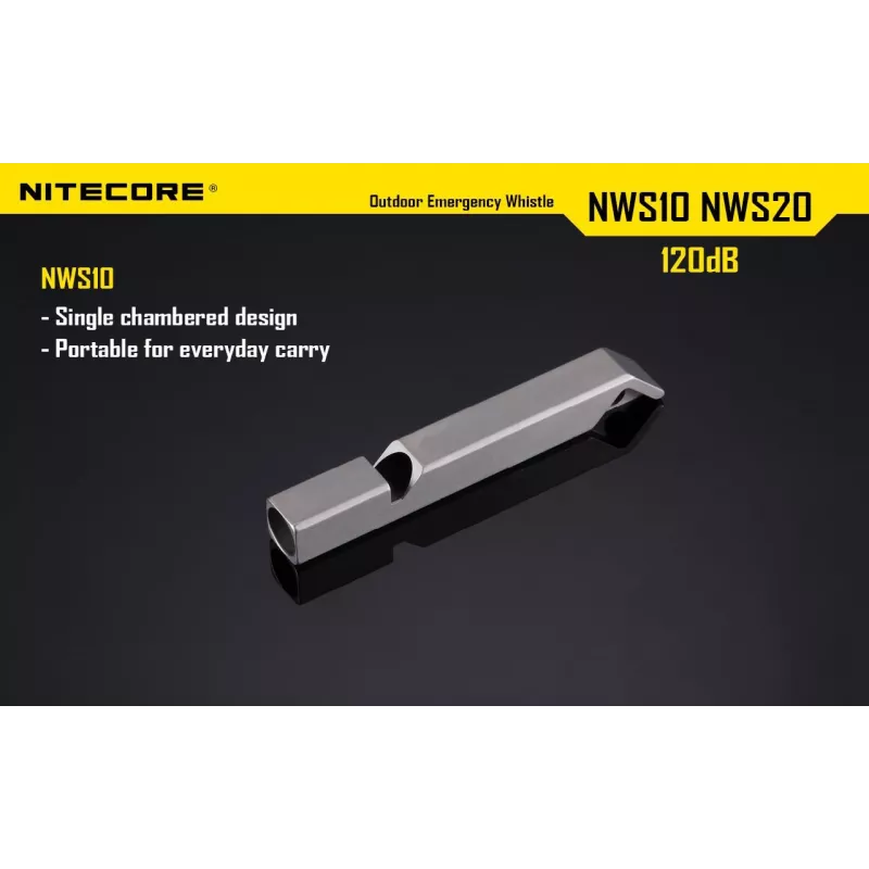 Pfeife Outdoor EMERGENCY/120DB NWS10 Nitecore