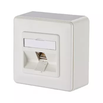 METZ CONNECT BTR IT CONNECT E-DAT Modul 8(8) AP - Unterputzdose - RJ-45 - Reinweiß, RAL 9010 (1309110002-E)