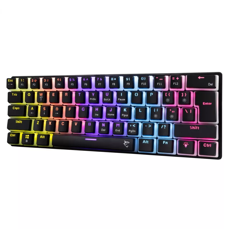 Gaming-Tastatur White Shark GK-2202 Ashiko 2 Schwarz/Rot US-Layout