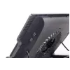 Laptop-Kühlpad Gembird NBS-1F17T-01, für Bildschirme bis 17 Zoll, 1×15 cm Lüfter, USB 2.0, 370×265×33 mm, 350 mA, schwarz