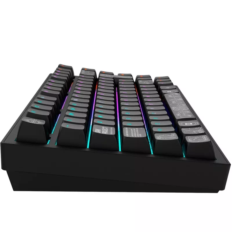 Dark Project ALU81A Terra Nova Gaming-Tastatur, ISO, Schwarz