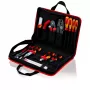 Knipex Werkzeugtasche compact Electric - Schwarz - Rot - Polyester - 8 Taschen - 410 mm - 290 mm - 60 mm (00 21 11)