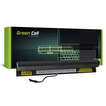 Battery Grün Cell LE97 für Lenovo IdeaPad 100/300 Serie, 14,8 V 2200 mAh Li-Ion, 4 Zellen, schwarz