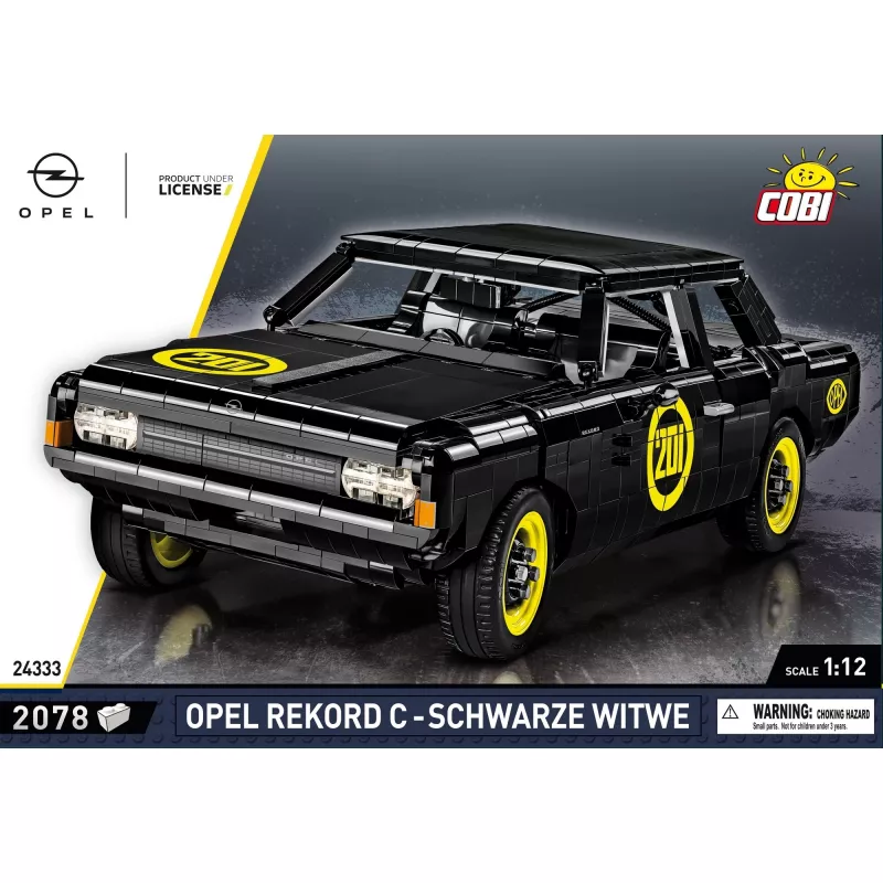 Bauset Cobi Opel Rekord C, Kunststoff-Modellauto, 2078 Teile, Alter 10+