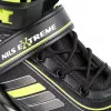 Nils Extreme NH18191 2IN1 Inline Skates SCHWARZ/LIMETTE GR. M (34-38) Mit austauschbaren Eishockeyskates