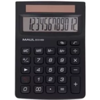 MAUL ECO 650 Rechnertasche Einfacher Taschenrechner Schwarz (7268690)