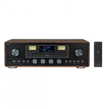 Micro-HiFi-System AKAI AM-100 RHAPSODY — kompaktes Audio-Mini-System mit integriertem Verstärker und CD-/USB-Wiedergabe