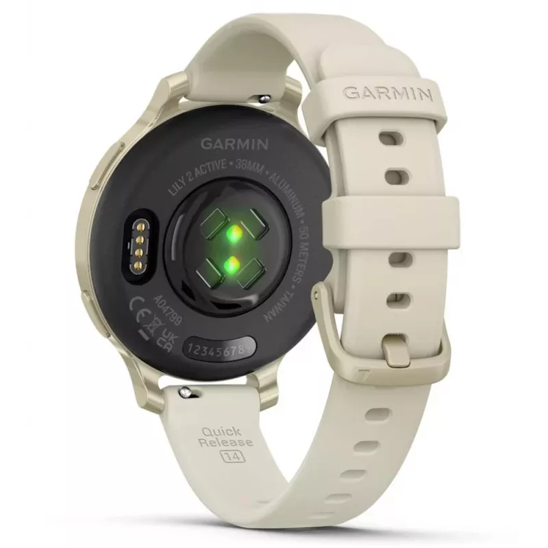 Garmin Lily 2 Active 38 mm Digital 240 x 201 Pixel Touchscreen Beige GPS (Satellit)