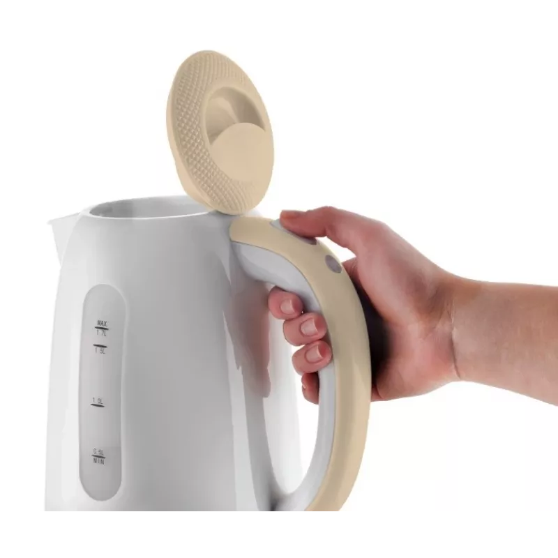Elektrischer Wasserkocher Concept Solution RK2331 — 1,7 L, 2200 W, beige/weiß