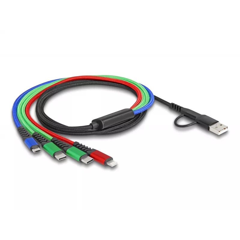 USB-Kabel DeLOCK 87035 1,2 m USB 2.0 USB A USB C Micro USB-B Lightning