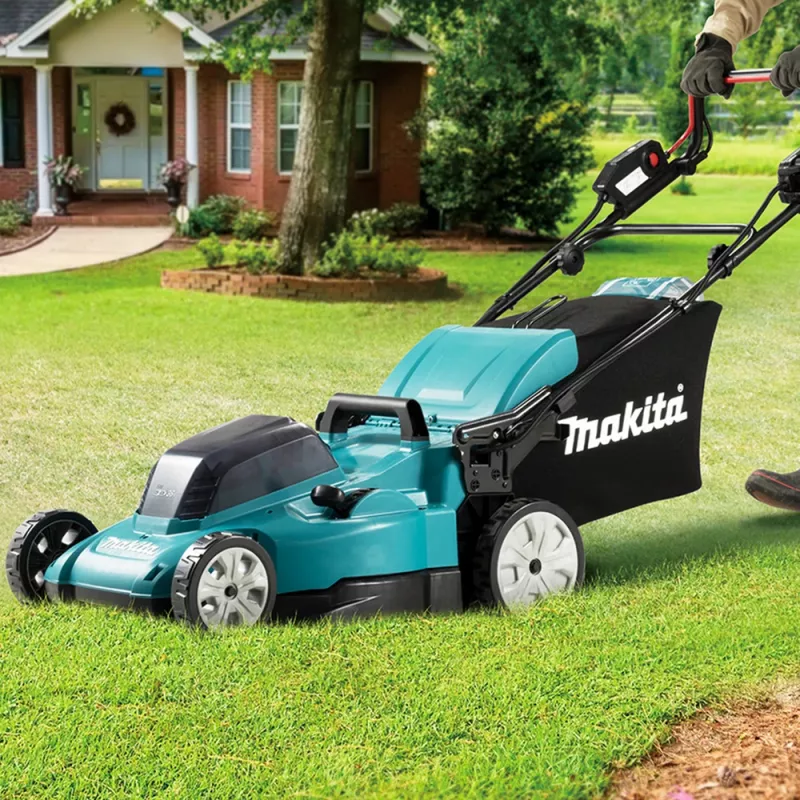 Makita DLM481Z Rasenmäher Handrasenmäher Akku Schwarz, Blau, Metallic