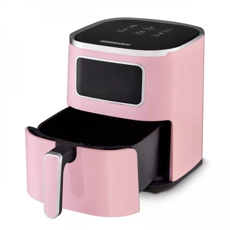 Heinrich‘’s HFR 8216 Heißluftfritteuse 5,0 l 1450 W Rosa