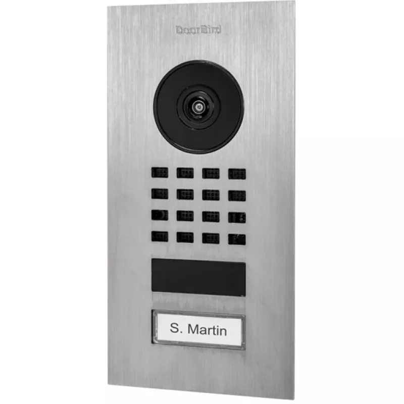 Video-Türsprechanlage DoorBird D1101V Edelstahl 1080p IR