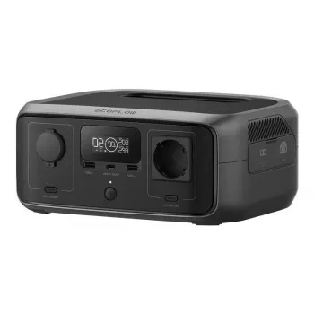 Tragbare Powerstation EcoFlow RIVER 3 UPS — LiFePO4 245 Wh, 300 W, 1 AC-Steckdose, USB-A, USB-C, AC-/Solar-/DC-Eingang