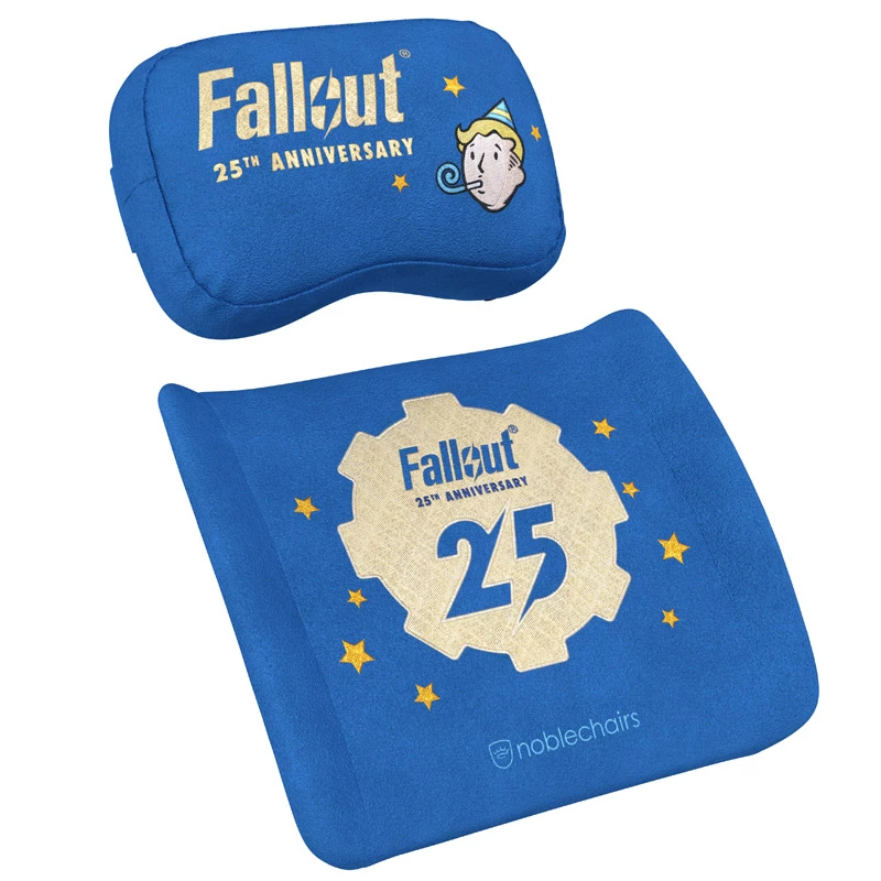 Nackenkissen/Lendenkissen noblechairs Fallout 25th Anniversary Edition Blau 2 Stk.