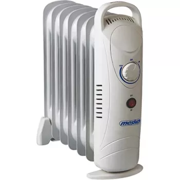 Mesko MS7804 elektrischer Raumheizer Öl-Elektroheizgerät Innenbereich Weiß 700 W
