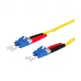 METZ CONNECT OpDAT Patchkabel LC-D/LC-D OS2 1,5 m - 1,5 m - Vollduplex