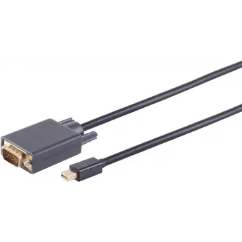 DisplayPort-auf-VGA-Kabel ShiverPeaks 10-54035 mit Mini-DisplayPort-Stecker