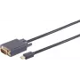 DisplayPort-auf-VGA-Kabel ShiverPeaks 10-54035 mit Mini-DisplayPort-Stecker