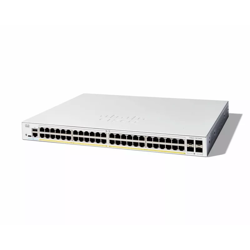 Managed Switch Cisco Catalyst 1300-48FP-4G 48 Port GE Full PoE 4x1GE SFP