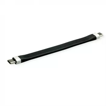 ROLINE 11.02.9054 USB-Kabel 0,11 m USB 3.2 Gen 2 (3.1 Gen 2) USB C Schwarz (11.02.9054)