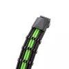 CableMod PRO ModMesh 12VHPWR Kabel Extension Kit schwarz/hellgrün, 3‑Pin 16‑Pin Set