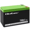 Qoltec 53076 AGM-Batterie | 12V | 7Ah | Sicherheit