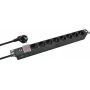 Rack Power Distribution Unit helos PROFESSIONAL 19 Zoll Offline-USV, rackmontierter Stromschutz