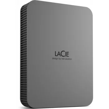 LaCie Mobile Drive Secure 5TB tragbare externe Festplatte 2,5 Zoll Mac & PC Space Grey Datenrettungsdienst (STLR5000400)