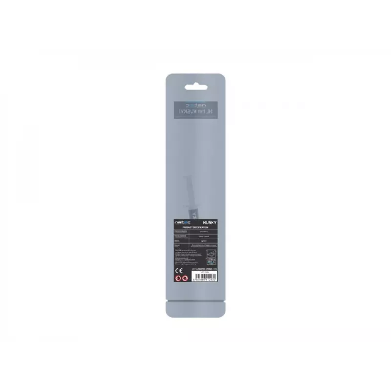 Wärmeleitpaste NATEC Husky NPT-1324, Wärmeleitfähigkeit 4,63 W/m·K, Volumen 2 ml, Dichte 2,5 g/cm³