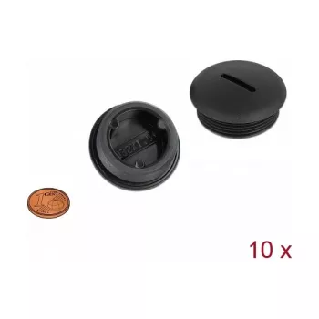 Rohrkappe DeLOCK 60233 Schwarz Nylon