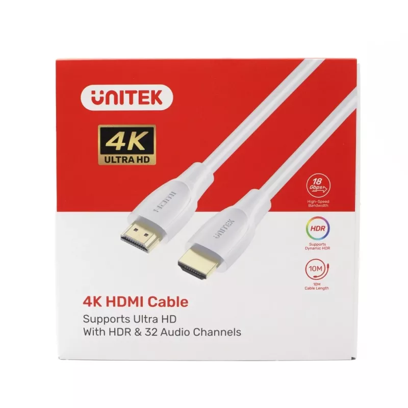 HDMI-Kabel Unitek C11090AWH03-1M – 1 m, unterstützt 4K 60Hz