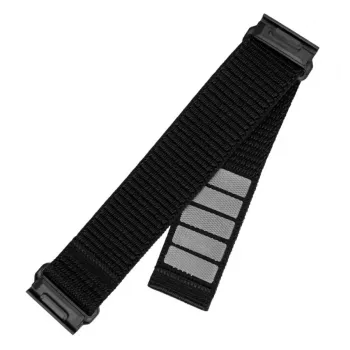 Austausch-Sportarmband 22 mm für Garmin QuickFit von FIXED – 160–210 mm, Schwarz