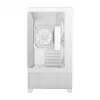 PC Midi Tower Gehäuse DeepCool CG380 3F WH — Weiß, 235×437×451 mm, unterstützt 2,5 Zoll/3,5 Zoll, Netzteil unten, 3x 120 mm Lüfter vorinstalliert
