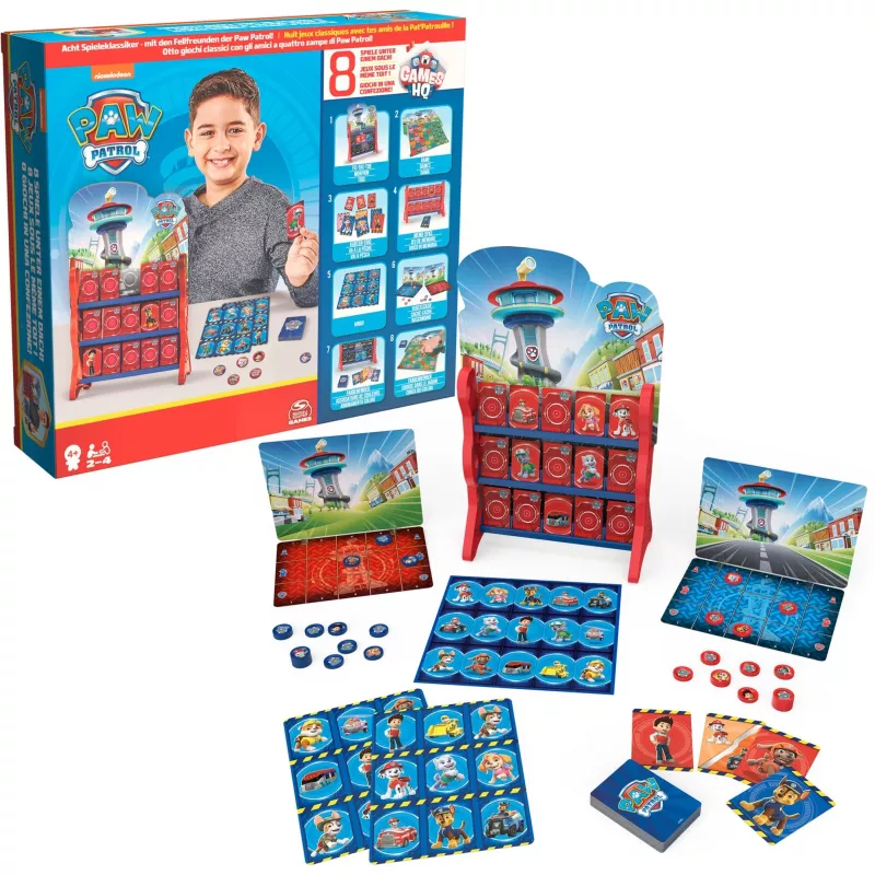 Paw Patrol: Games HQ - Spielesammlung, Familienspiel
