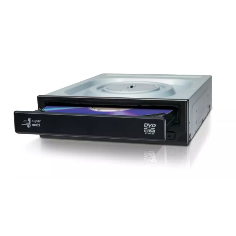 Internes DVD±RW-Laufwerk HITACHI Hitachi-LG Super Multi DVD-Writer GH24NSD6 Tray Schwarz SATA 24fach DVD 48fach CD 146×165×41,3 mm