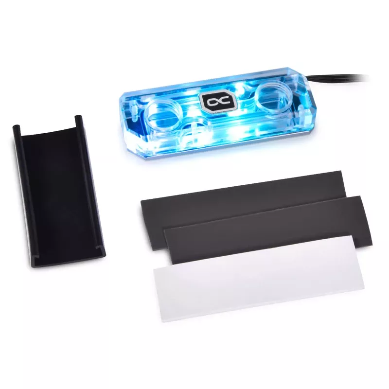 Alphacool HDX Apex M.2 2280 SSD Wasserkühler, Acryl aRGB