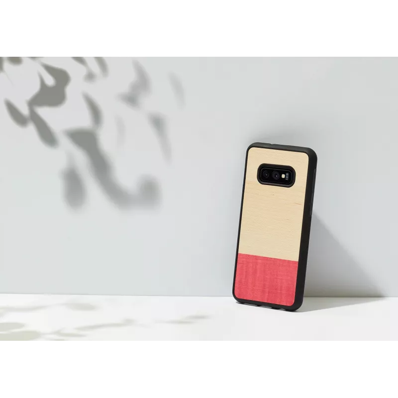 Smartphone-Hülle man and wood für Galaxy S10e – miss match Schwarz, schützende Hartschale