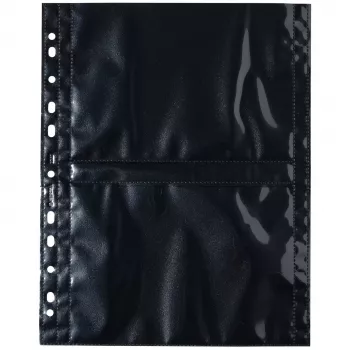 Fototaschen HERMA Fotophan 13x18 cm quer schwarz 10 Stück