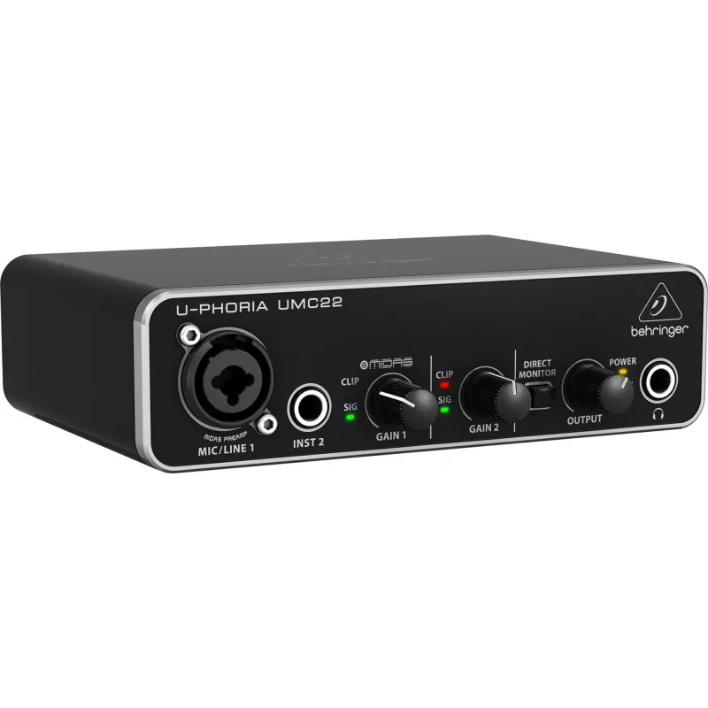 Behringer UMC22 Ergänzendes Musikequipment Concert/Studio Vorverstärker