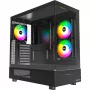 Montech XR Midi-Tower, gehärtetes Glas – schwarz