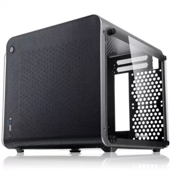 Computergehäuse Raijintek METIS EVO TG Mini-ITX-Gehäuse, Silber
