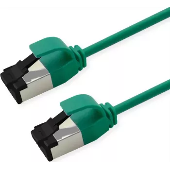ROLINE S/FTP Patchkabel Cat.8.1, schlank, PoE, Grün, 1,5m (21.15.3434)