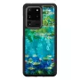 Schutzhülle iKins für Samsung Galaxy S20 Ultra – schwarzes Seerosen-Design