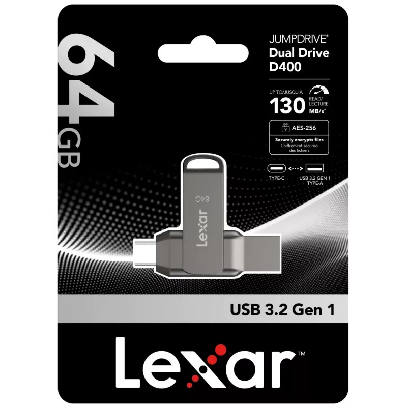 USB-Flash-Laufwerk Lexar 64 GB USB Type-C LJDD400064G-BNQNG