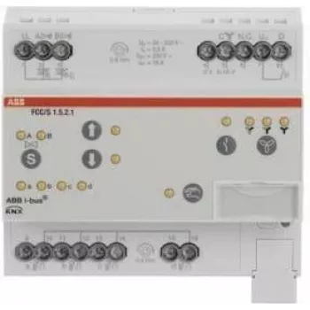 ABB Stotz S&J Fan Coil Controller 2xPWM 0-10V man.REG FCC/S1.5.2.1 (2CDG110235R0011)