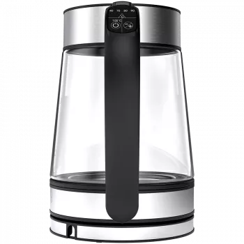AENO EK1S Wasserkocher 1,7 L 2200 W Schwarz, Silber, Transparent