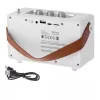 Camry Lautsprecher mit Radio | CR 1902 W | 5 W | Bluetooth | Weiß | Kabellose Verbindung