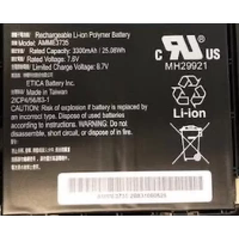 Zebra BTRY-ET5X-10IN3-02 Tablet-Ersatzteil/Zubehör Batterie